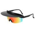 Oversized Bicycle Visor Hat Sport Sunglasses