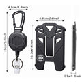 Badge Holder Retractable Heavy Duty Carabiner