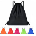 Portable Essential For Gym Polyester Drawstring Backpack