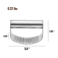 Stainless Steel Curved Garlic Press