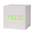 Wooden Voice-Controlled Silent Electronic Clock