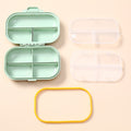 7 Compartments Wheat Straw Pill Container