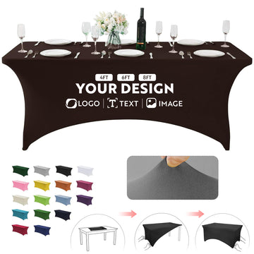 Premium Full Color Stretch Table Cover