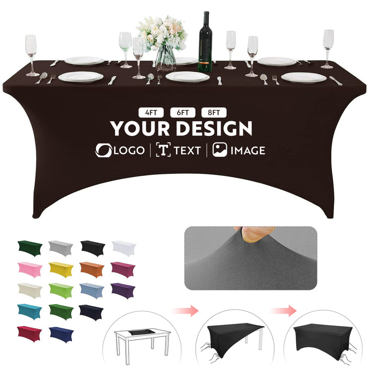 Premium Full Color Stretch Table Cover