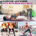 3 Piece Resistance Band Set for Booty Legs Workout