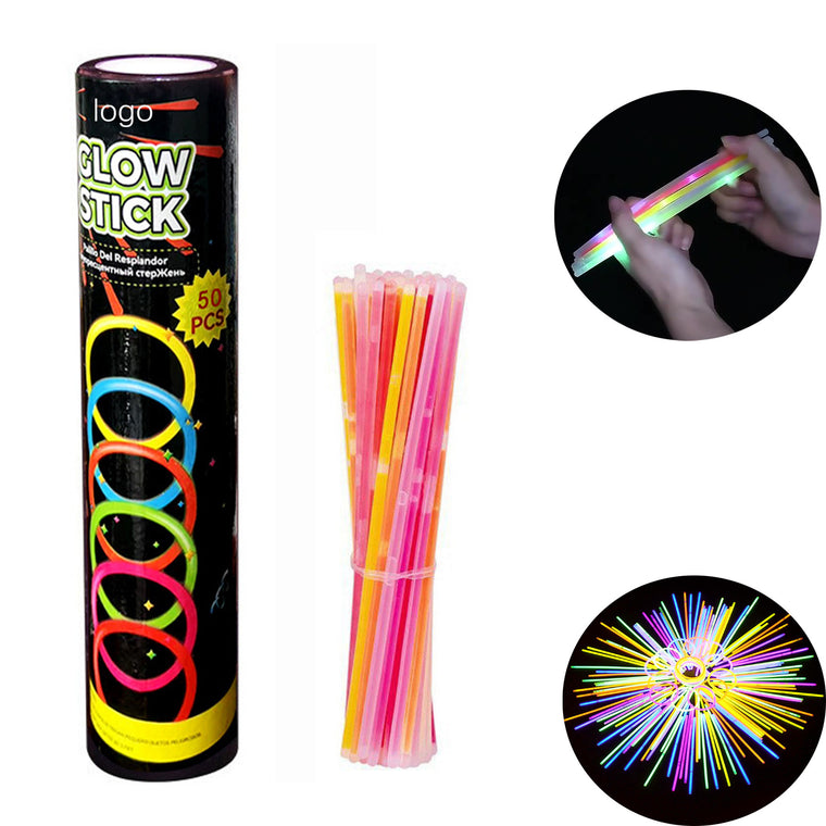 50-Pack Long-Lasting Glow Sticks