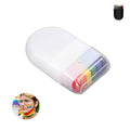 Pride Face Paint Rainbow 6 Color Fan Brush