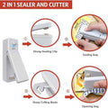 2 in 1 Rechargeable Cutter and Bag Sealer