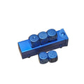 Portable Aluminum Alloy 5 Pcs Dice Game Set W/ Metal Case
