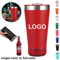 16oz Stainless Steel Beer Cup with Bluetooth Speaker