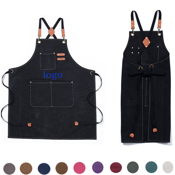 Heavy-Duty Canvas Cross Back Apron