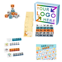 Children's English Word Building Blocks Puzzle Toys