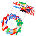 Single Reverse Custom Handheld Flags (12" X 8")