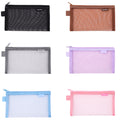 Full Color Nylon Mesh Pencil Zipper Bag