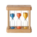 Wooden Hourglass 1/3/5 Minute 3-In-1 Gift Home Set