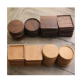 Natural Wood Drink Coasters