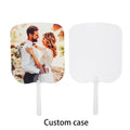 Blank Heat Transfer PET Plastic Fan Advertising Fan