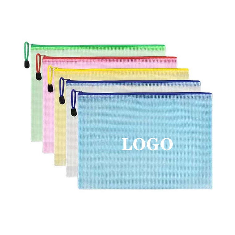 Plastic Envelopes Files Zipper Folders