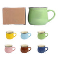 8.45 Oz Ceramic Mini Wide-Body Mug
