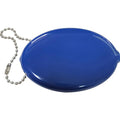 Oval Sof-Touch Squeeze Coin Purse Keyring