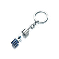 Dried Flower Glass Bottle Pendant Keychain