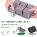 Food Grade Silicone Large Whiskey Ice Mold Tray With Lid