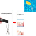 Oval Soft Floating Keychain