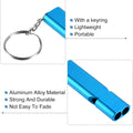 Aluminum Safety Whistle Keychain
