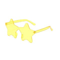 Star Shaped Rimless Sunglasses for Traveling