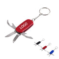 4-In-1 Multi-Function Stainless Steel Folding Keychain Knife