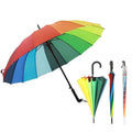 38'' Colorful Umbrella 16 Ribs With Waterproof Cover