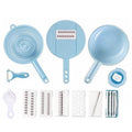 12-Piece Multifunctional Removable Kitchen Cutter Set