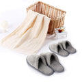 Coral Fleece Average Size Hotel Slippers
