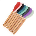 Butter Spreader Nonstick Silicone Spatula With Wooden Handle