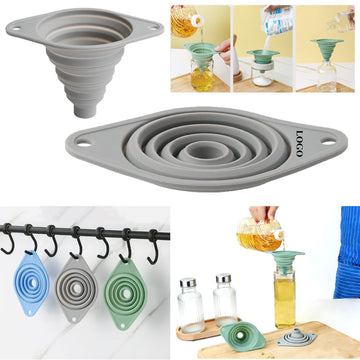 Silicone Funnel Collapsible For Kitchen Use