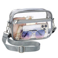 Clear PVC Crossbody Stadium Bag
