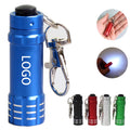 Mini Aluminum Led Flashlight With Keychain