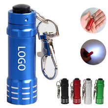 Mini Aluminum Led Flashlight With Keychain