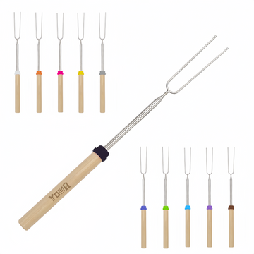 Adjustable Retractable Stainless Steel Barbecue Fork