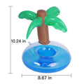 Coconut Tree Design Inflatable Floating Cup Holder