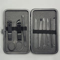 10-Piece Black Nail Clipper Set