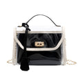 Clear Crossbody Bag with Removable Wristlet Pouch/ Jelly Bag