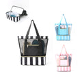Portable Double Layer Tote Beach Bag