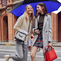 Double Canopy Inverted Reverse Upside Down Umbrellas