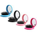 Folding Round Comb With Mirror