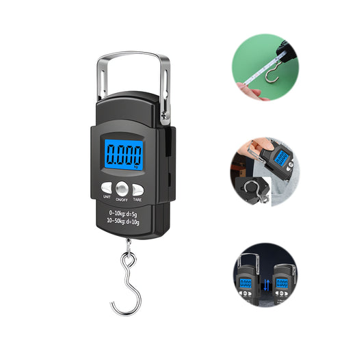 110 Lbs Portable Electronic Digital Scale /w 3.3 ft Tapeline