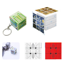 Full Color Customized Cube Keychain