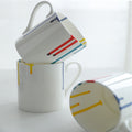 11 Oz. Hand-Painted Ceramic Mugs Set