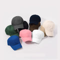 Embroidered Structured Baseball Cap with Adjustable Flap