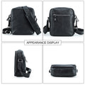 Vintage Crazy Horse Cowhide Men's Crossbody Bag